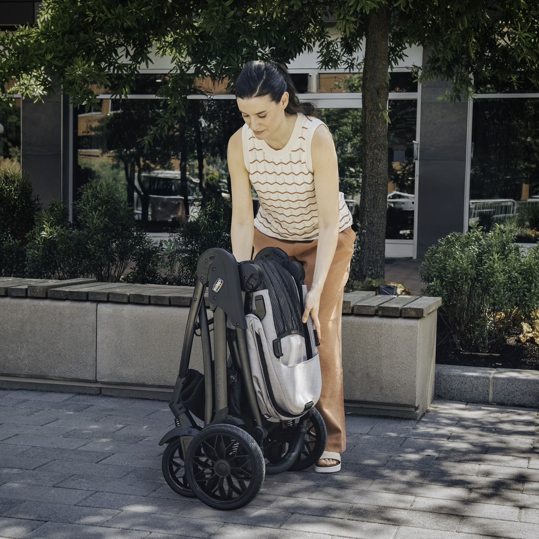 Corso® LE Cleartex® Modular Travel System with Keyfit® Max Cleartex® Infant Car Seat - Canyon (Grey), New