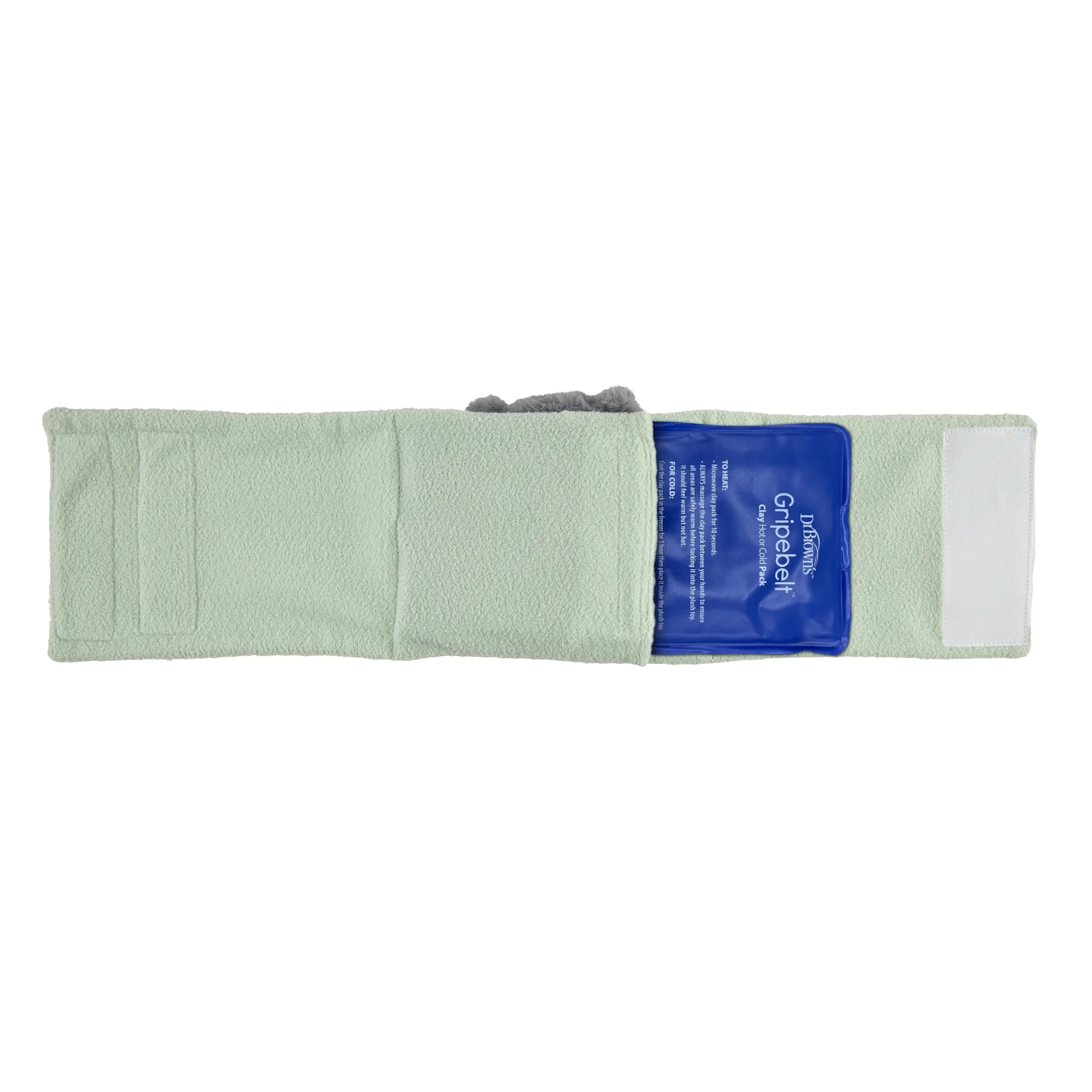 Infant Gripebelt Heated Belly Band, Gentle Warmth / Compression, Hedgehog, 1-Pack