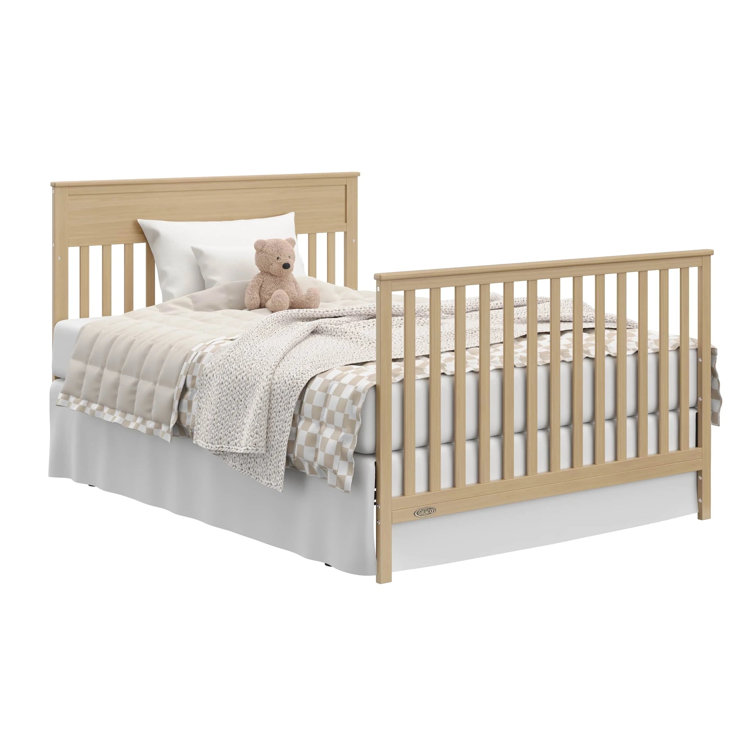 Shiloh Convertible Baby Crib and Changer, Driftwood