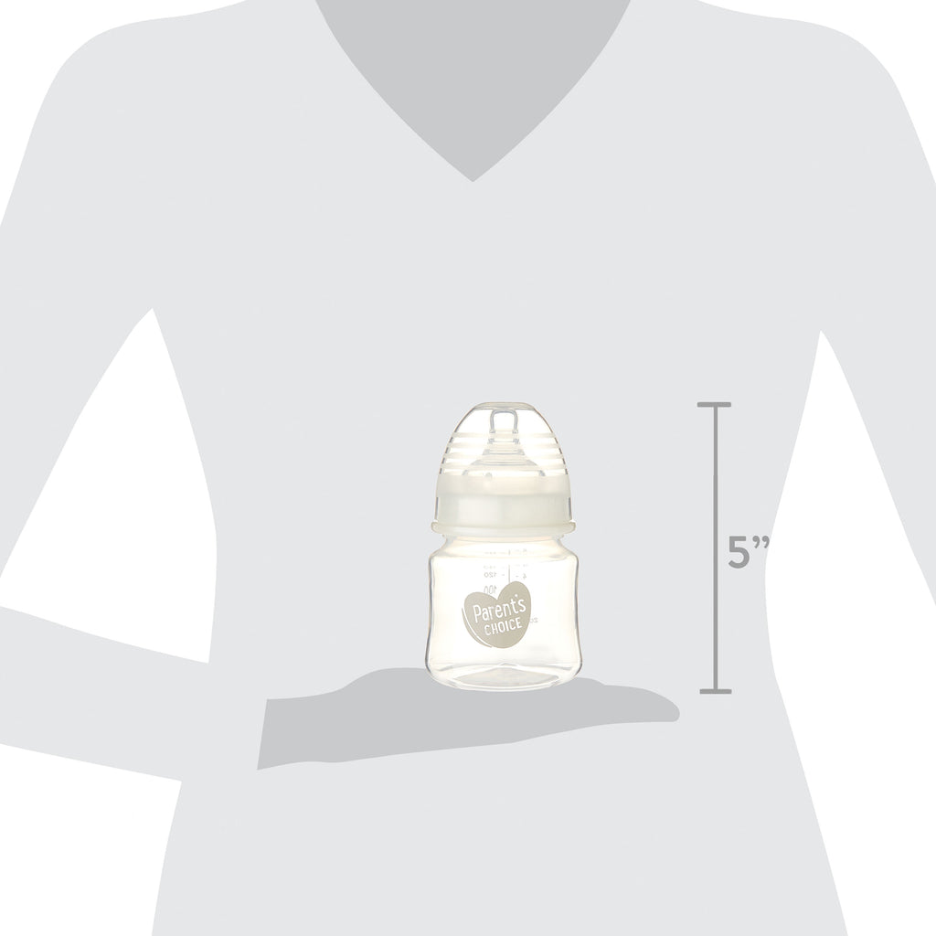Wide Neck Bottles, 3 Pack, 5 Fl Oz