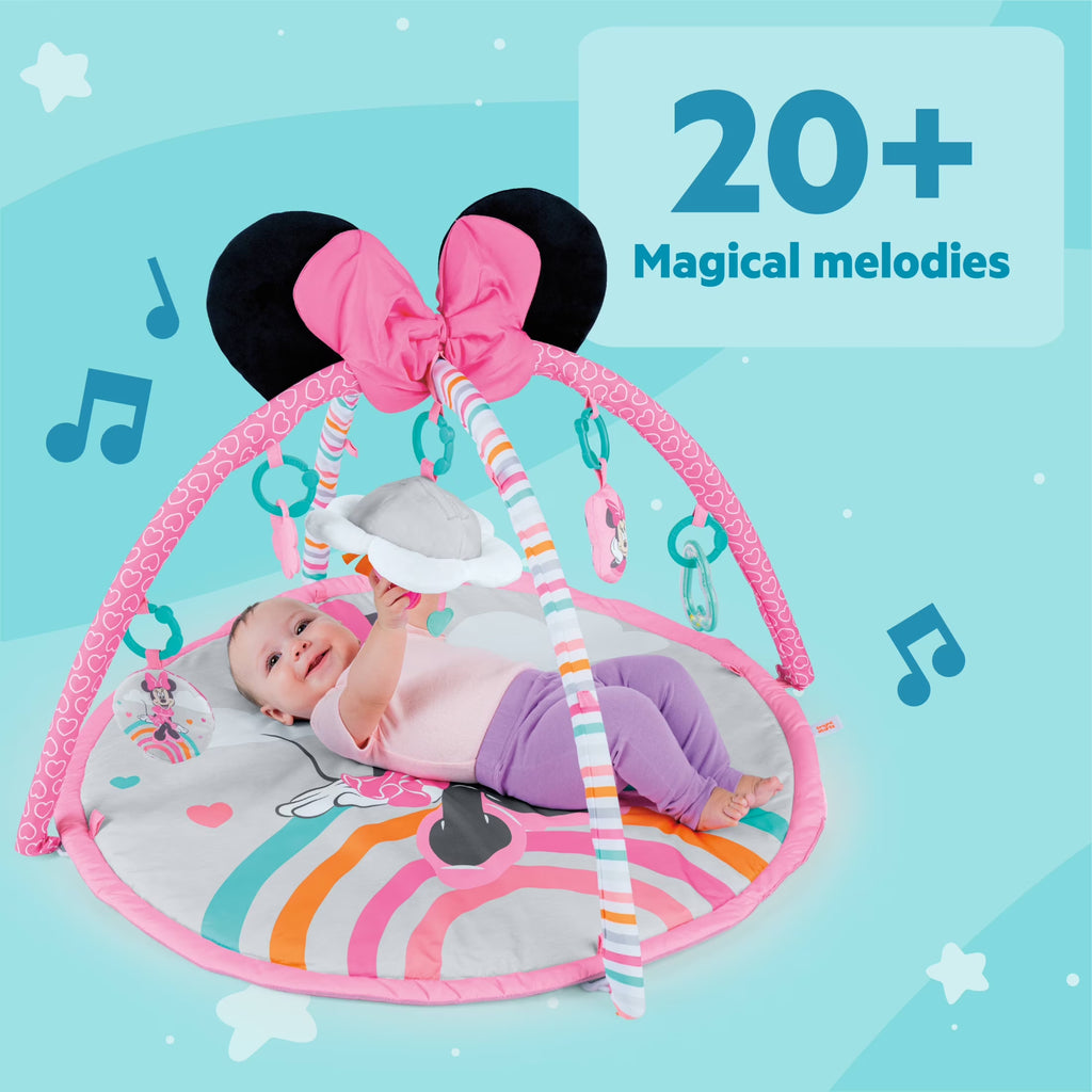 Disney Baby MINNIE MOUSE Forever Besties Activity Gym, Pink, Newborn+
