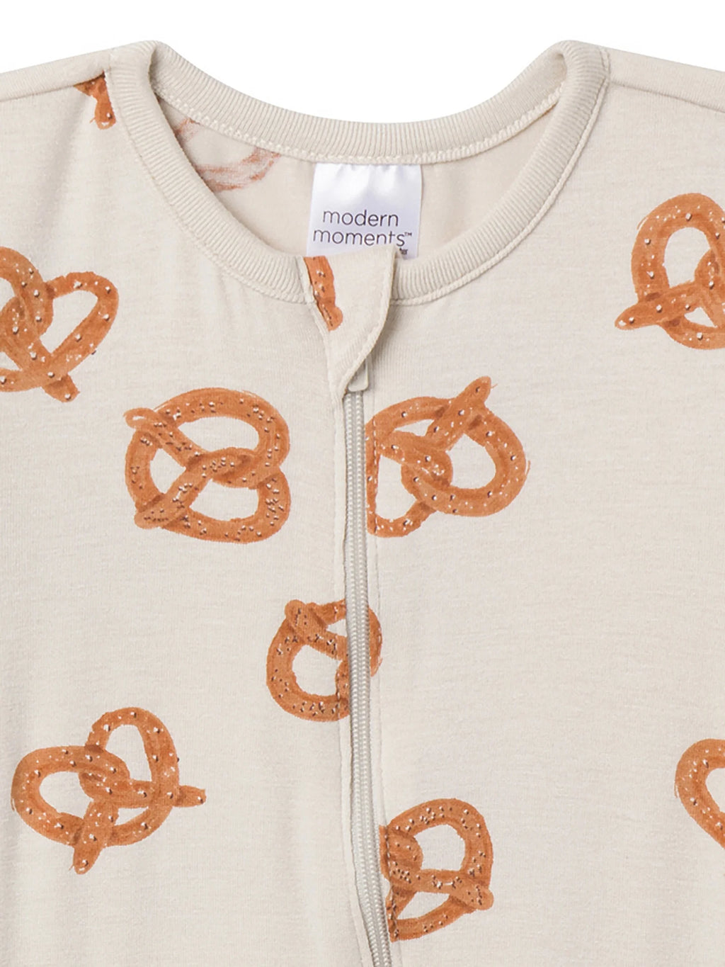 by Gerber Baby Neutral Super Soft Viscose Long Sleeve Coverall, Sizes Newborn - 12 Months