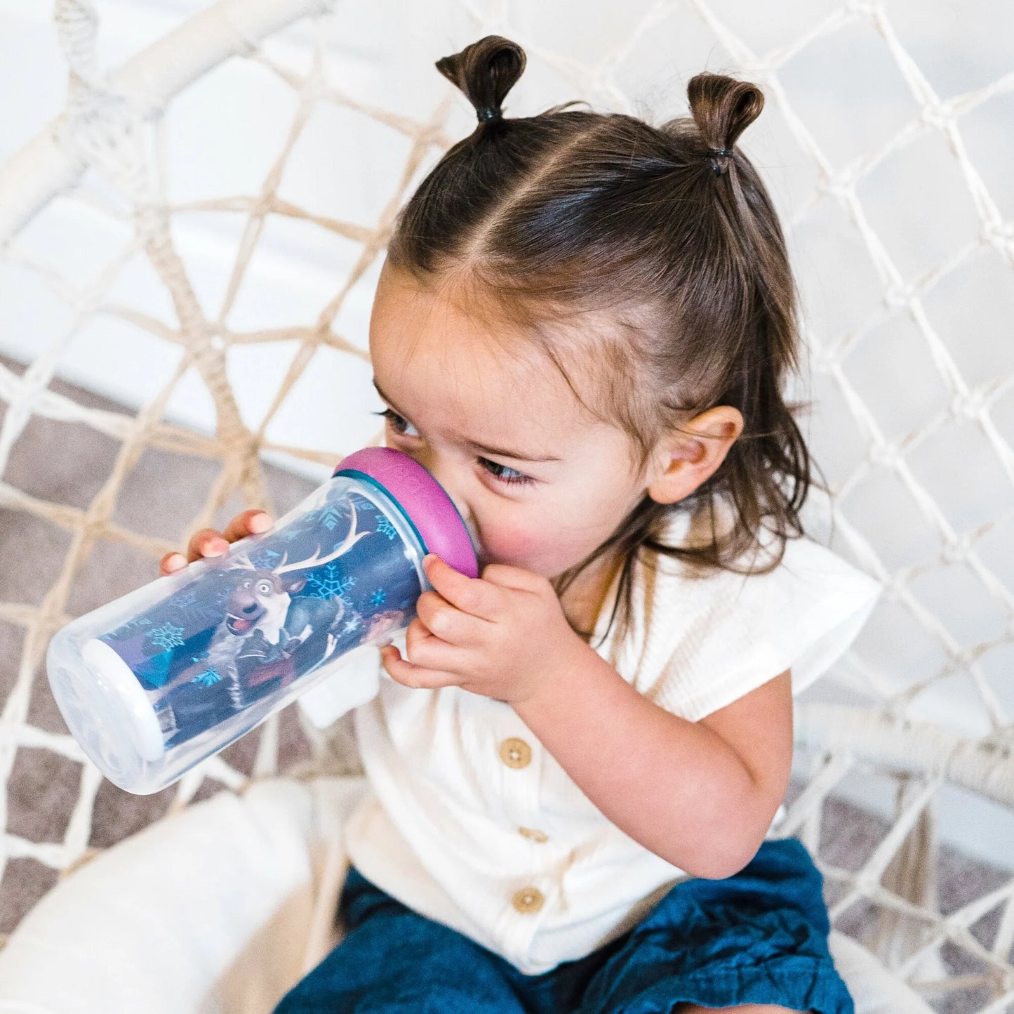 The First Years  Frozen Insulated Sippy Cups 9 Oz 2 Count Dishwasher Safe Leak and Spill Proof Toddler Cups Made without BPA