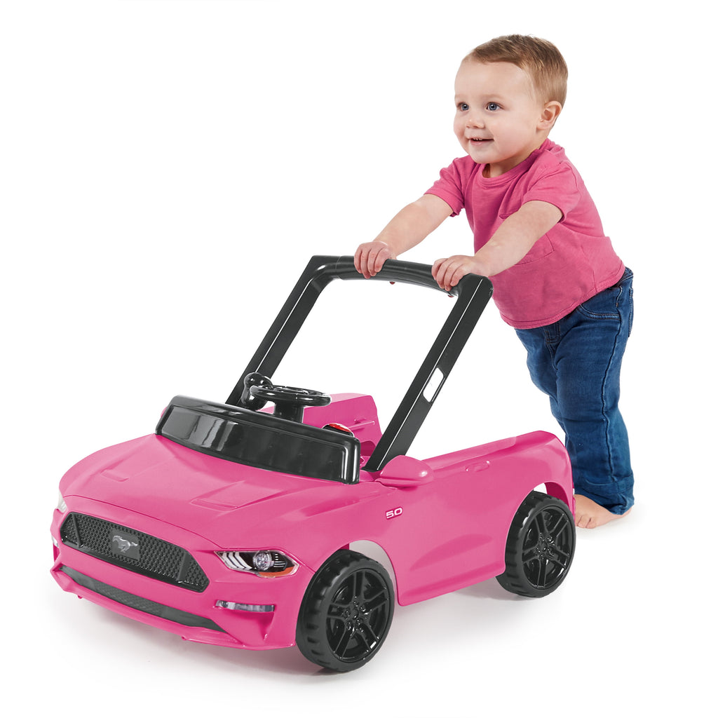 Ford Mustang Ways to Play 4-In-1 Baby Activity Push Walker - Pink