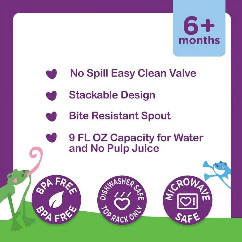 Hard Spout Sippy Cup 6 Months+, Green, 9 Fl Oz