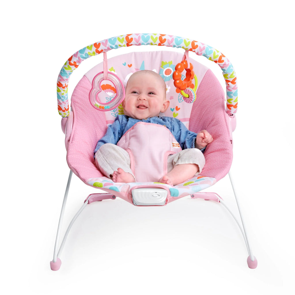 Vibrating Infant Baby Bouncer with Toys, Fantasy Unicorn