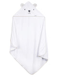 Baby Neutral White Absorbent Hooded Towel, One Size