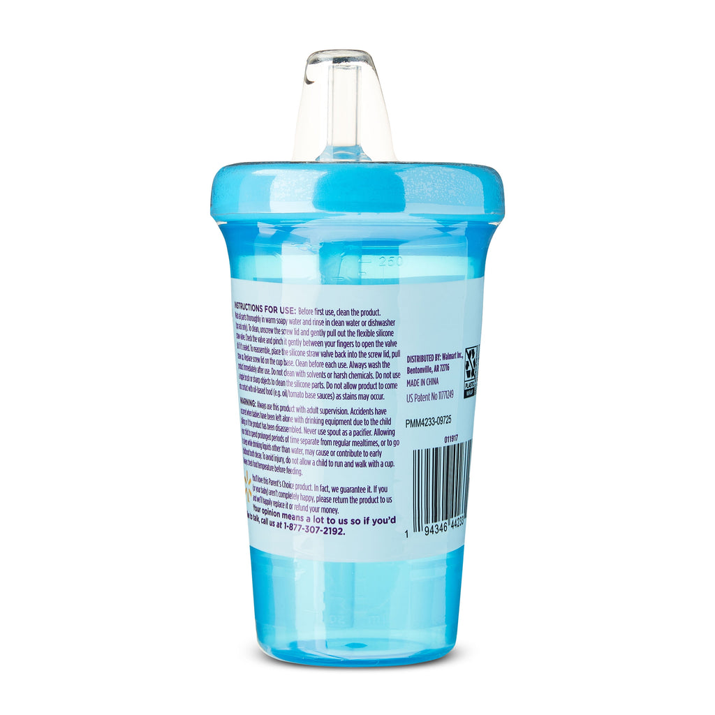 Easy Sip Straw Cup 6 Months+, Blue, 9 Fl Oz, 1 Count, 6 Months+