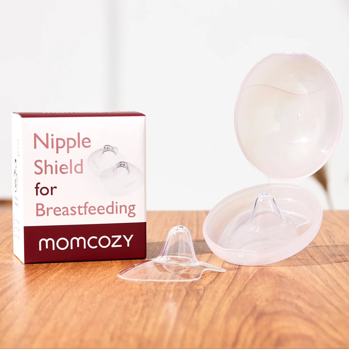 Momcozy Contact Silicone Nipple Shields for Breastfeeding, Ultra-Thin & Super-Soft
