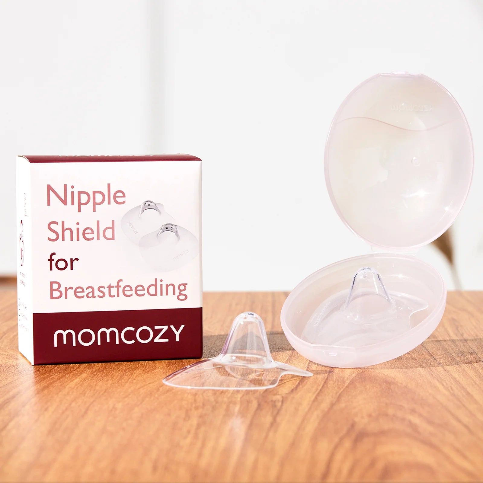 Momcozy Contact Silicone Nipple Shields for Breastfeeding, Ultra-Thin & Super-Soft