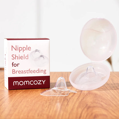 Momcozy Contact Silicone Nipple Shields for Breastfeeding, Ultra-Thin & Super-Soft