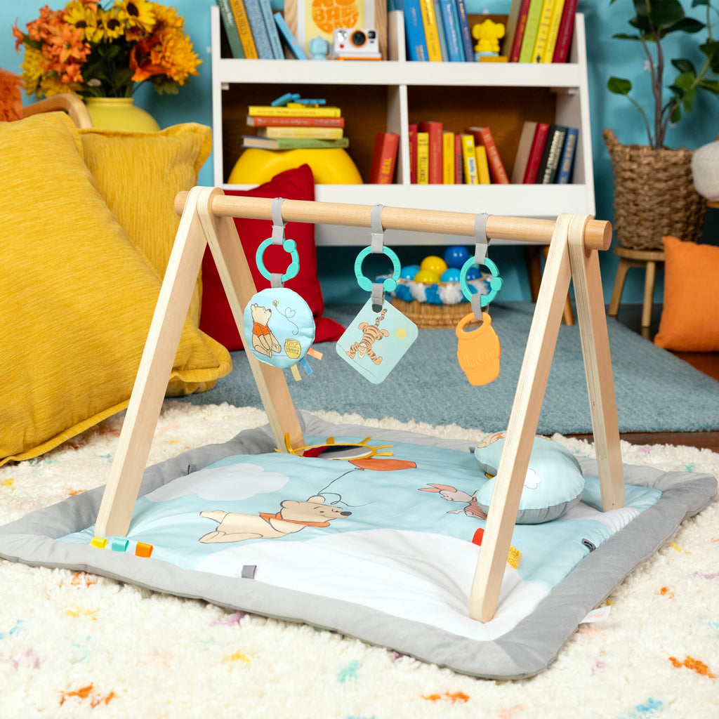 Disney WINNIE the POOH Once upon a Tummy Time Activity Gym, Blue, Newborn
