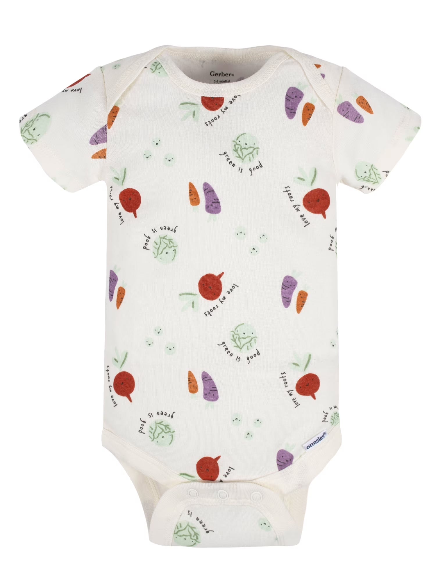 Baby Boy or Girl Gender Neutral Short Sleeves Onesies Bodysuits, 8-Pack (Newborn - 12 Months)