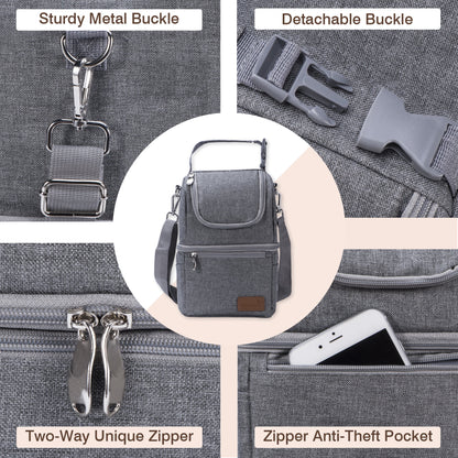 Momcozy Insulated Baby Bottle Bag, Breastmilk Cooler Bag