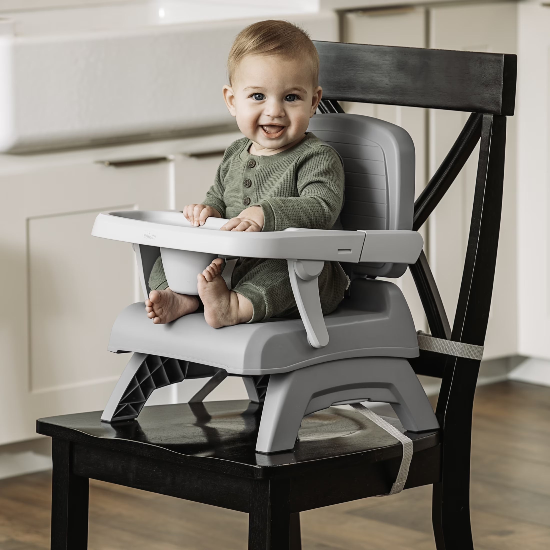 Bento Booster® 3-In-1 Booster Seat, Feeding Seat and Toddler Chair - Sage (Green), New