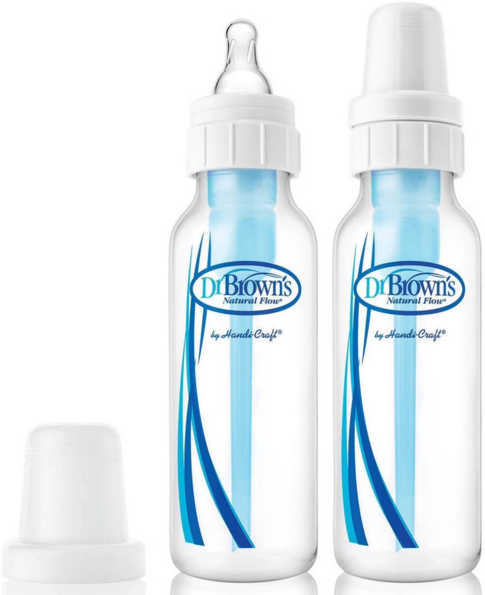 Natural Flow Standard Bottle, 8Oz - 2Pk