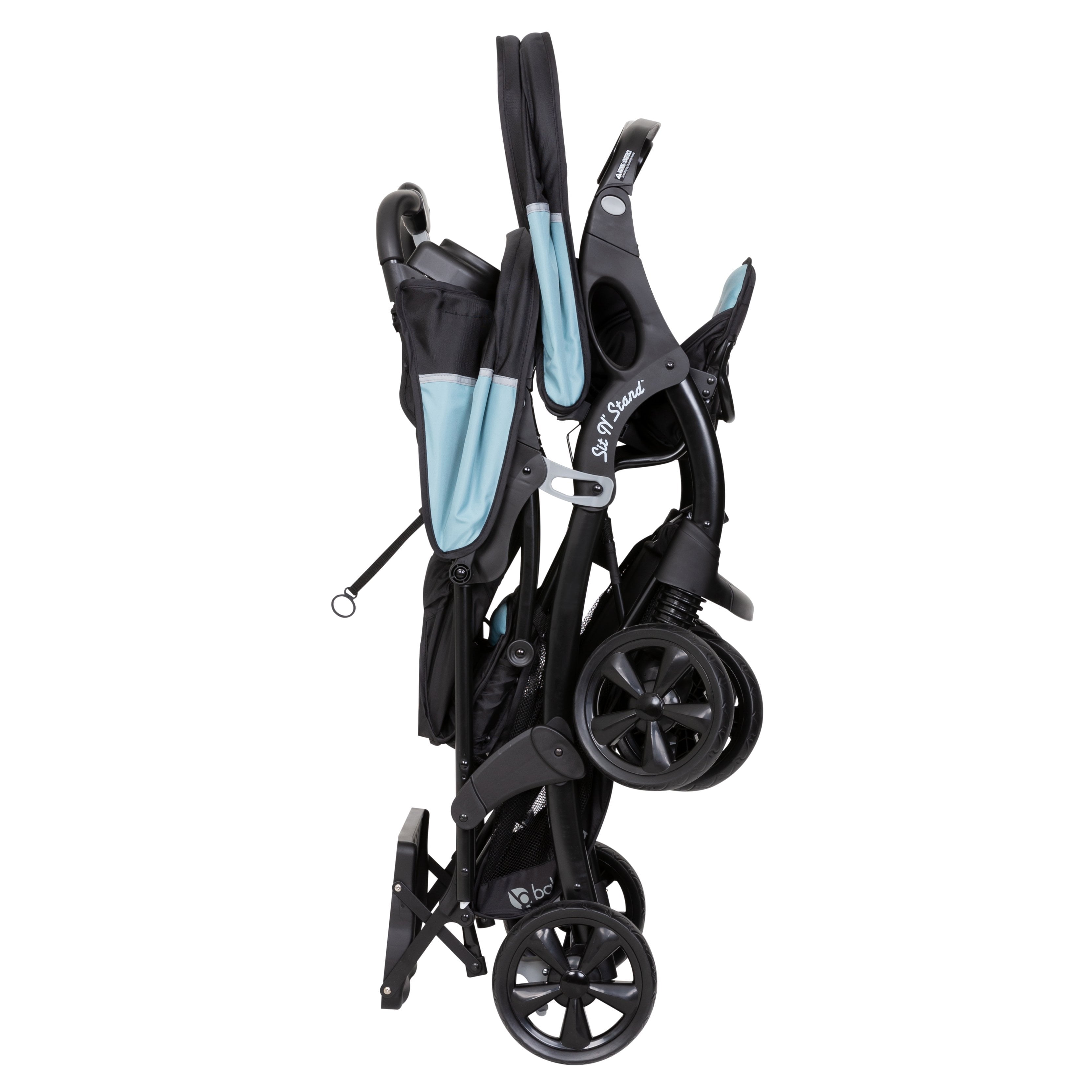Baby Trend Sit N' Stand Double Stroller, Desert Blue