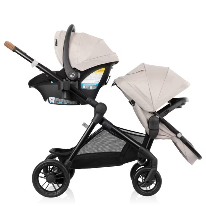 Pivot Xpand NXT Travel System Featuring Litemax NXT Infant Car Seat, Canyon Beige