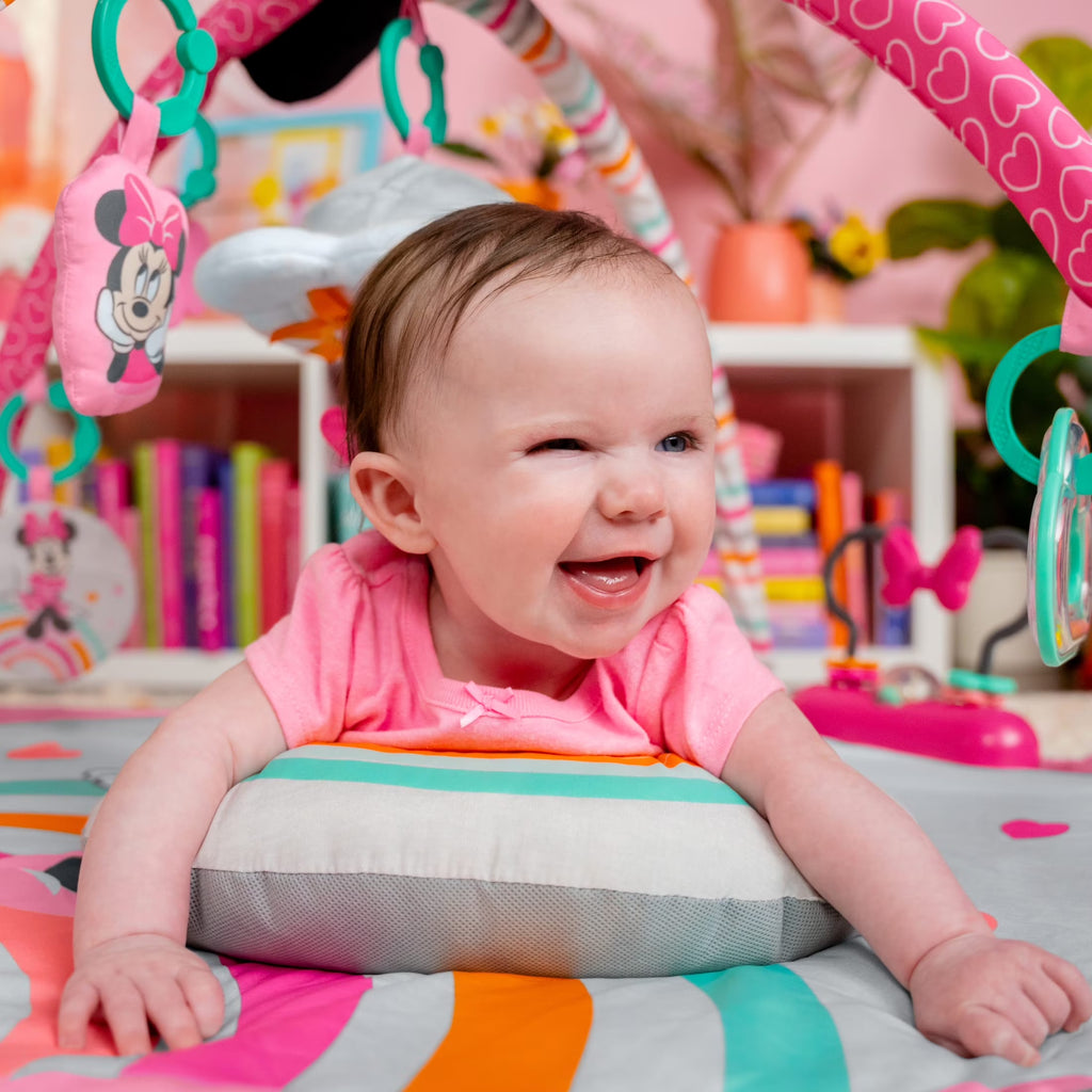 Disney Baby MINNIE MOUSE Forever Besties Activity Gym, Pink, Newborn+