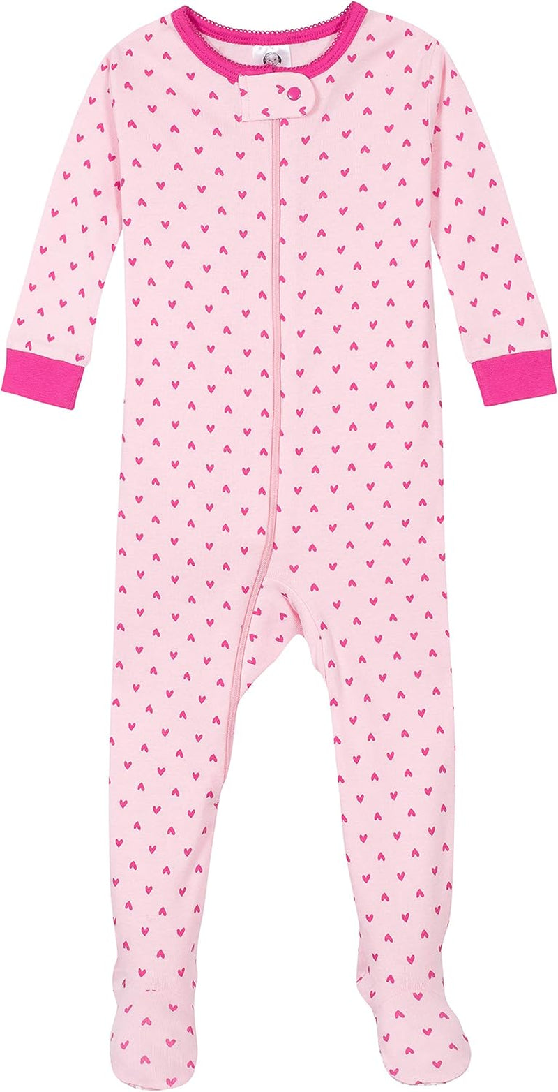 Baby Girls Baby-Girls 4-Pack Footed Pajamas