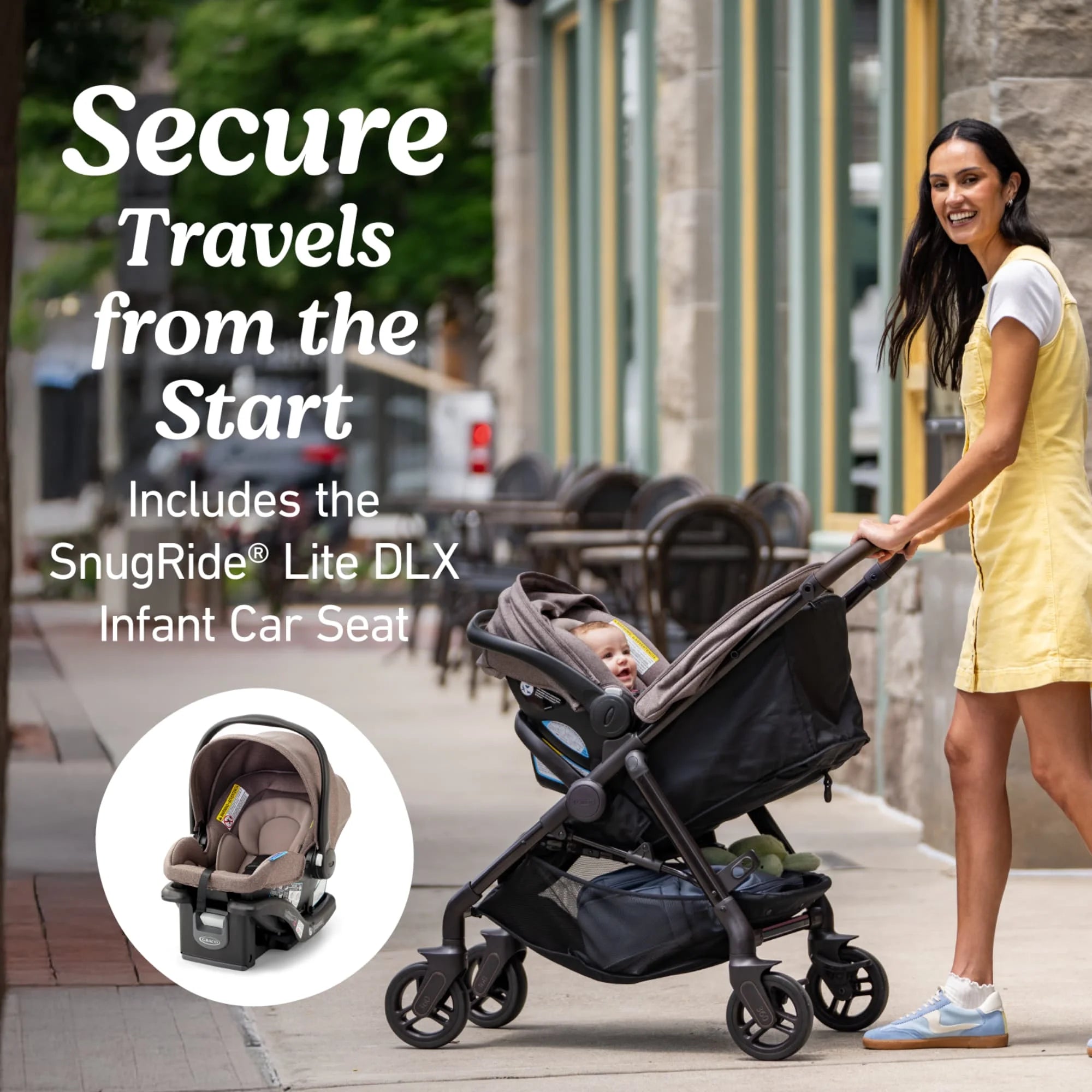 Merge 360 Travel System, Sable, Brown