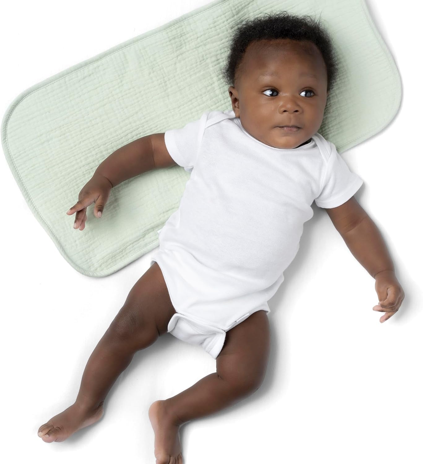 Baby Unisex Muslin Burp Cloths 5-Pack, Multi Pink Floral, Large Size 20" X 10"