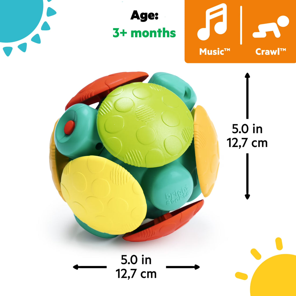 Wobble Bobble Crawl & Chase Baby Activity Ball Toy, Unisex, Ages 3 Months +
