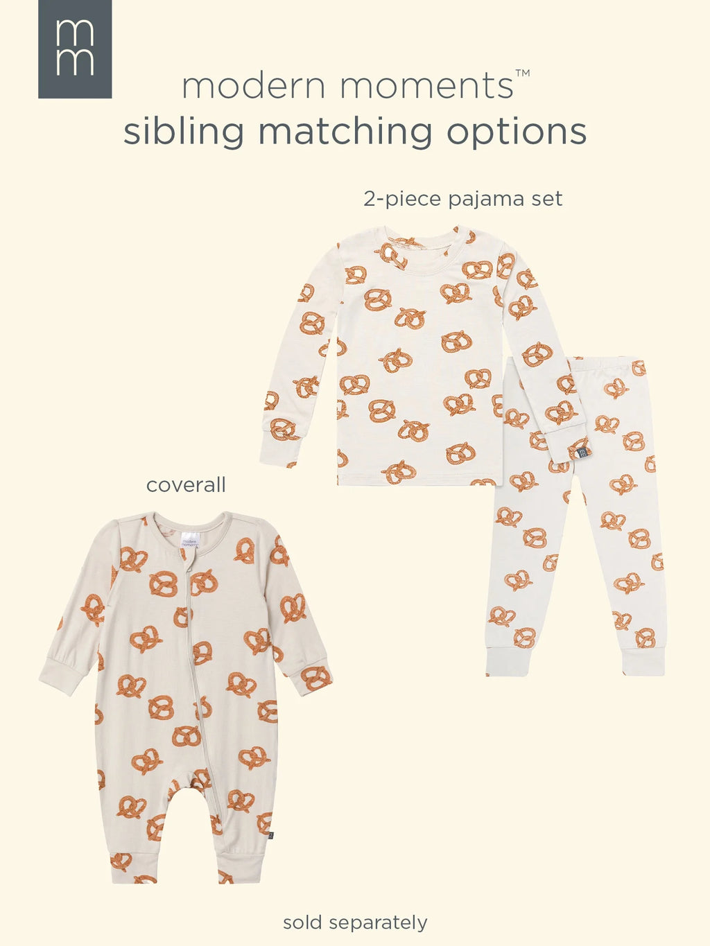 by Gerber Baby Neutral Super Soft Viscose Long Sleeve Coverall, Sizes Newborn - 12 Months