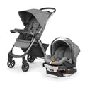 Mini Bravo plus Travel System Stroller with Keyfit 30 Infant Car Seat - Slate (Grey), New