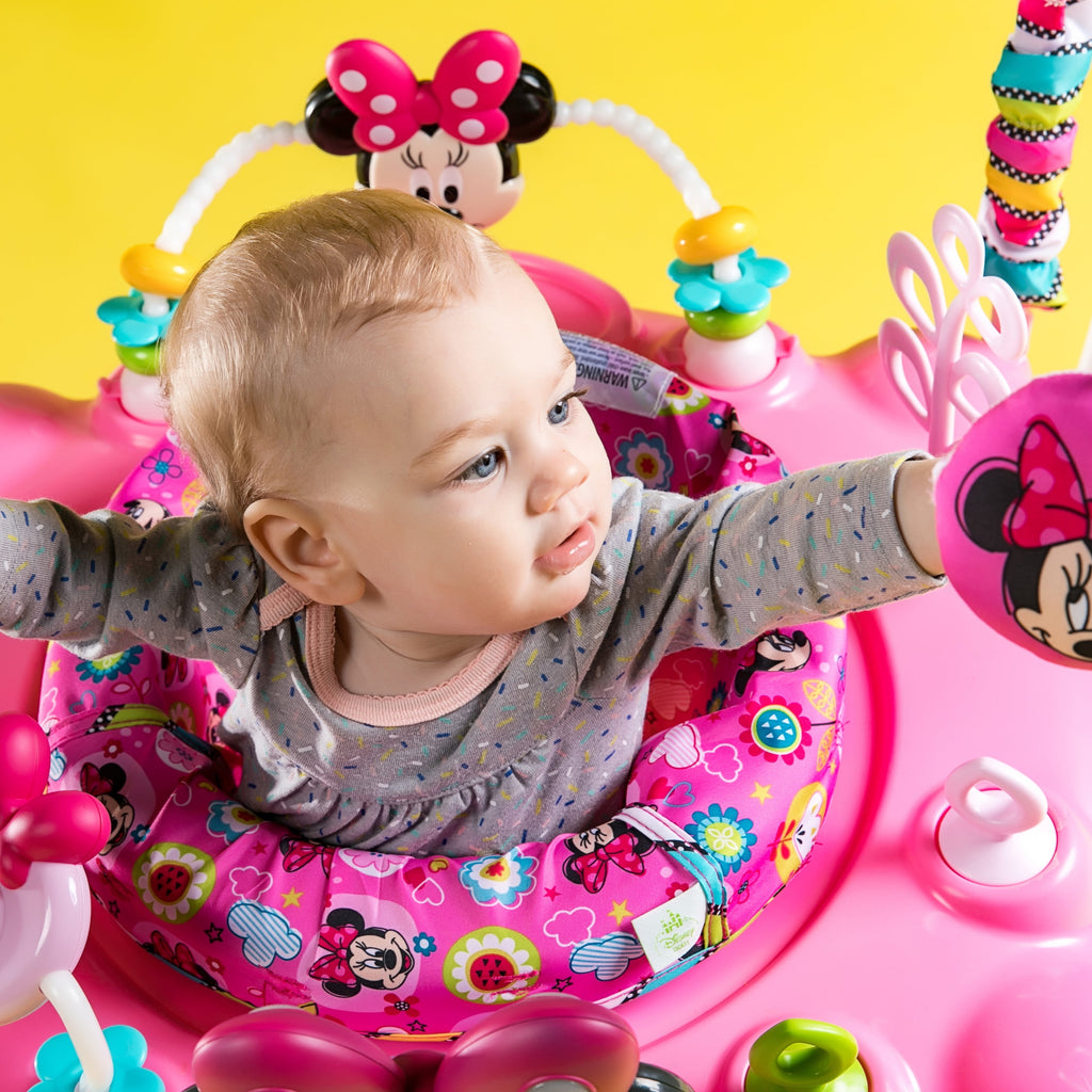 Disney Baby Minnie Mouse Peekaboo Activity Jumper, 6-12 Months