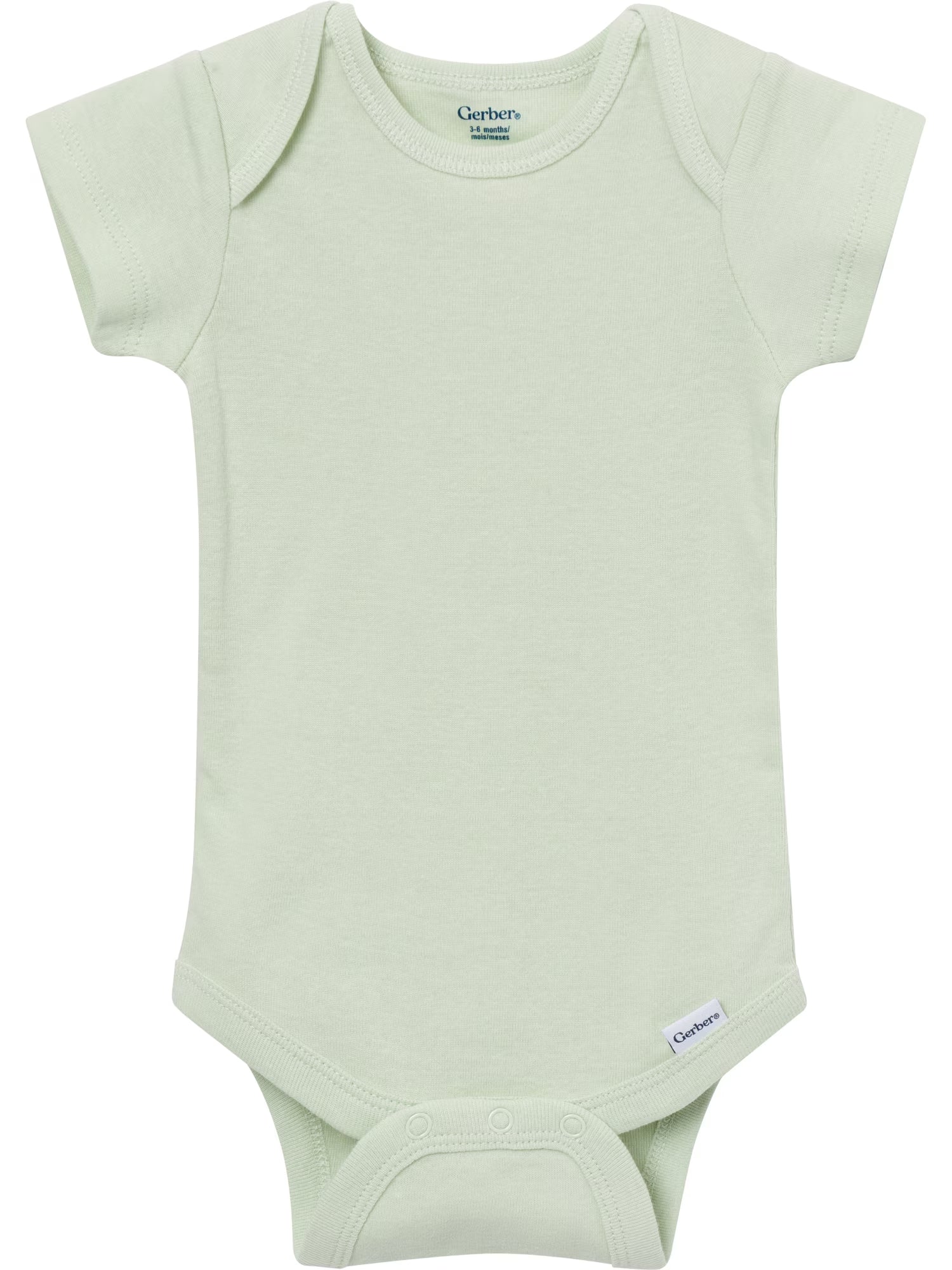 Baby Neutral Short Sleeve Onesies, 8-Pack, Sizes 0/3 Newborn - 12 Months