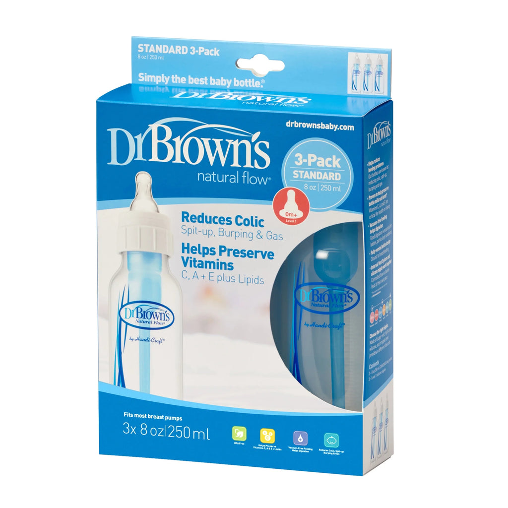 Natural Flow Bottle 3-Pack, 8 Oz.