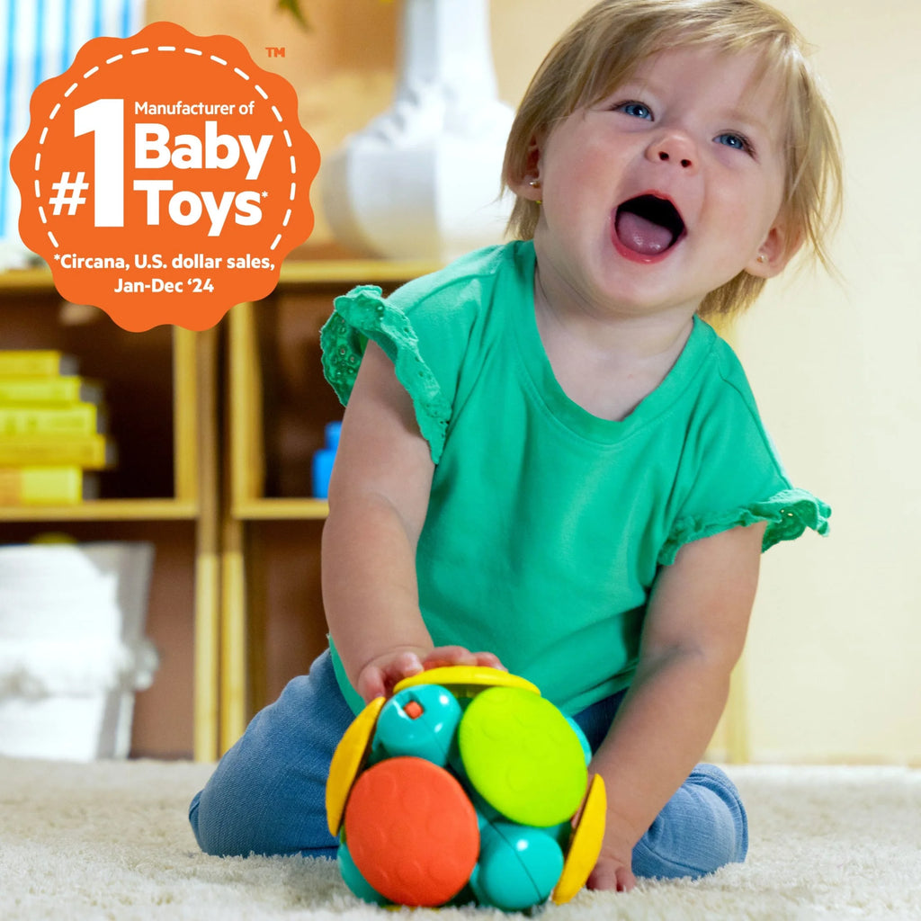Wobble Bobble Crawl & Chase Baby Activity Ball Toy, Unisex, Ages 3 Months +
